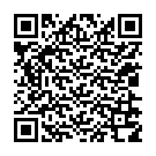 QR код за телефонен номер +12026718044