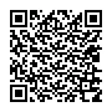 Código QR para número de teléfono +12026718056