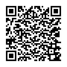 Código QR para número de telefone +12026742098