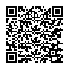 QR-код для номера телефона +12026742106