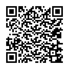 QR-koodi puhelinnumerolle +12026742107