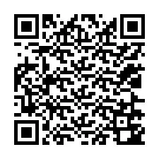 QR-код для номера телефона +12026742109