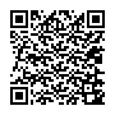 QR-код для номера телефона +12026742113