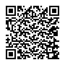 Código QR para número de telefone +12026742116