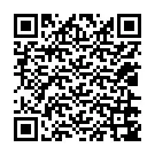 QR kód a telefonszámhoz +12026747859