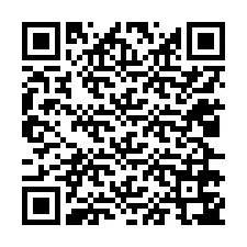 QR код за телефонен номер +12026747862