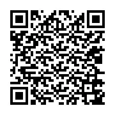 QR код за телефонен номер +12026747866