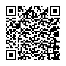 QR Code สำหรับหมายเลขโทรศัพท์ +12026747868