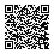 Código QR para número de telefone +12026748613