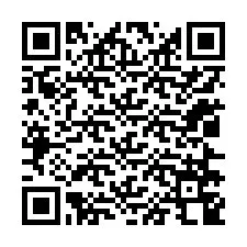 QR-koodi puhelinnumerolle +12026748615