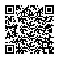 QR-koodi puhelinnumerolle +12026748618