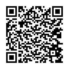 Código QR para número de telefone +12026856723