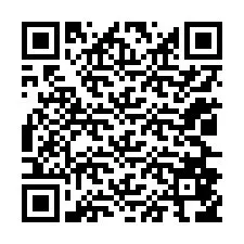 Código QR para número de teléfono +12026856735