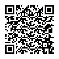 QR-koodi puhelinnumerolle +12026869745