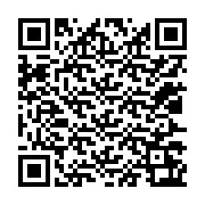 QR-koodi puhelinnumerolle +12027263149