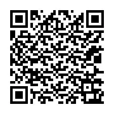 QR-koodi puhelinnumerolle +12027363605