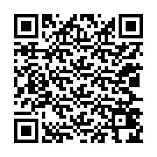 QR kód a telefonszámhoz +12027424634