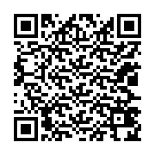 QR-koodi puhelinnumerolle +12027424635