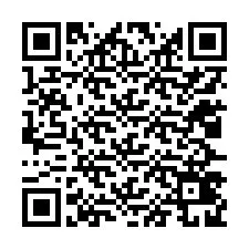 QR код за телефонен номер +12027429662