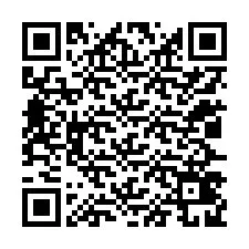 Código QR para número de telefone +12027429664