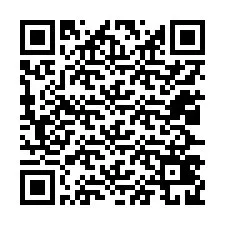 QR-koodi puhelinnumerolle +12027429667