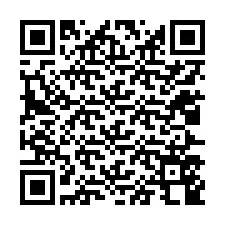 QR код за телефонен номер +12027548642