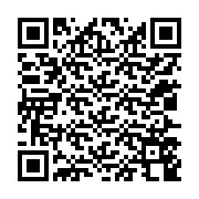 QR-koodi puhelinnumerolle +12027548644