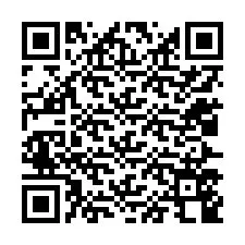 QR-код для номера телефона +12027548646