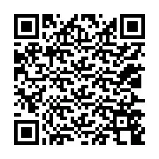 QR-Code für Telefonnummer +12027548649
