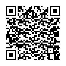 QR-koodi puhelinnumerolle +12027548656