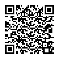 QR код за телефонен номер +12027560025