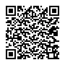 QR-код для номера телефона +12027560027