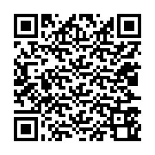 QR Code สำหรับหมายเลขโทรศัพท์ +12027560096