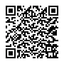 QR Code สำหรับหมายเลขโทรศัพท์ +12027561429