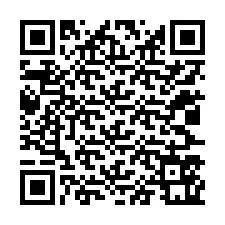 Código QR para número de teléfono +12027561430