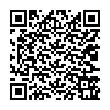 QR kód a telefonszámhoz +12027561432