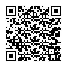 Código QR para número de teléfono +12027561435