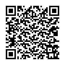 QR код за телефонен номер +12027561442