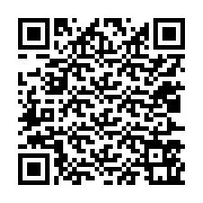 QR-koodi puhelinnumerolle +12027561446