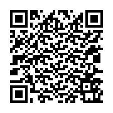 QR-koodi puhelinnumerolle +12027561750