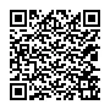 Código QR para número de teléfono +12027561761