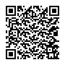 QR код за телефонен номер +12027561764