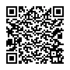 QR-koodi puhelinnumerolle +12027561771