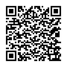 QR-koodi puhelinnumerolle +12027563291