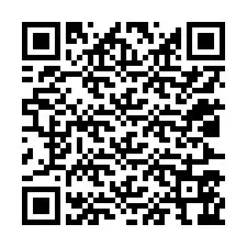 QR код за телефонен номер +12027566018