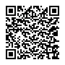 Código QR para número de telefone +12027566058