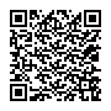 QR-код для номера телефона +12027569249