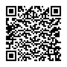 電話番号のQRコード +12027569258