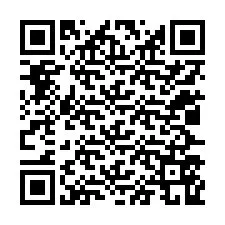 QR-koodi puhelinnumerolle +12027569264