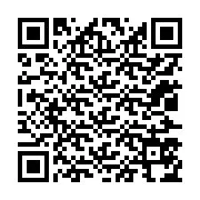 QR-koodi puhelinnumerolle +12027574485